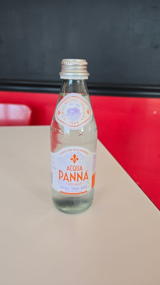 Acqua Panna Tuscan Natural Spring Water.