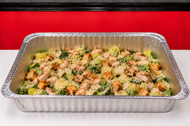 Catering Tray Chicken Caesar Salad.