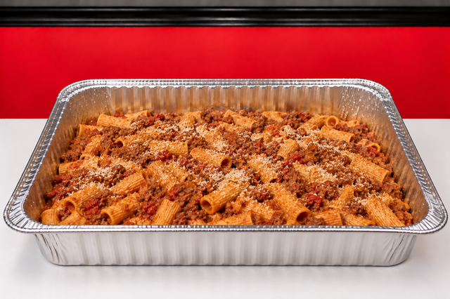 Catering Tray Bolognese Meat Sauce.