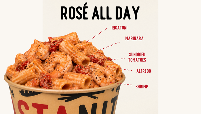 Rosé All Day Rigatoni.